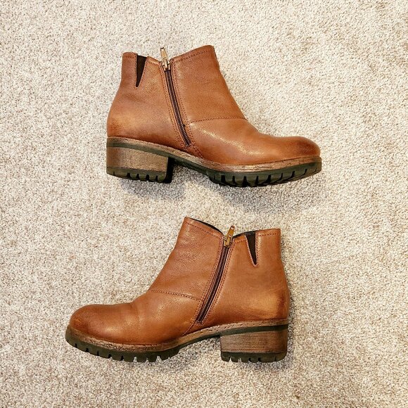 Brown Ankle Boots for Women - Picture 1 of 4